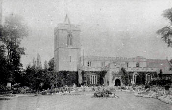 Z50-107-11 church from Vicarage garden